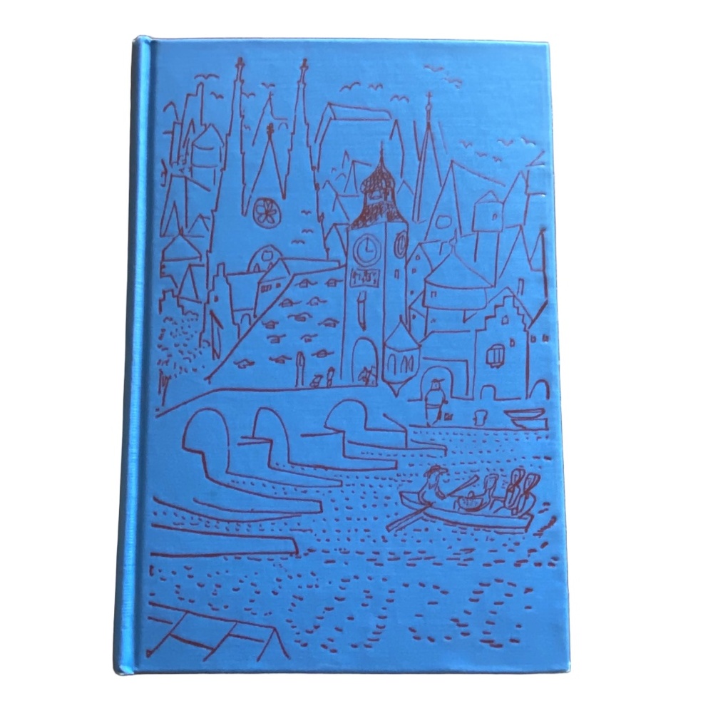 Sun Dial Press 1946 Blue The Blue Danube Vintage Illustrated Hardcover‎ OS